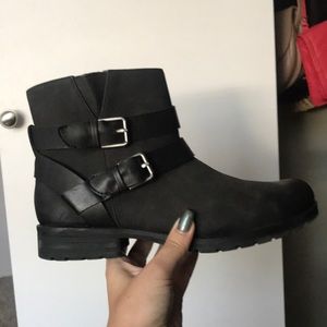 Never worn motorcycle boots!